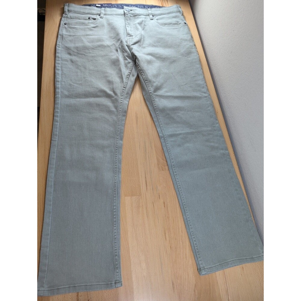 Jachs New York Mens Pants 38x32 Olive 5 Pocket Stretch Fabric NWT